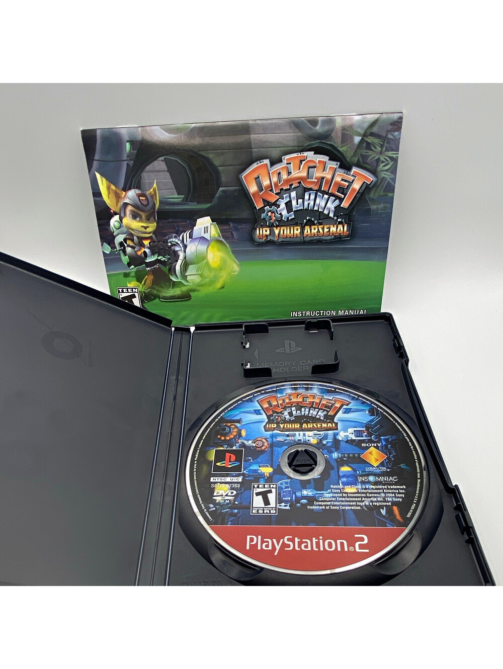 Ratchet & Clank: Up Your Arsenal Greatest Hits PS2 Manual, Online Play NTSC